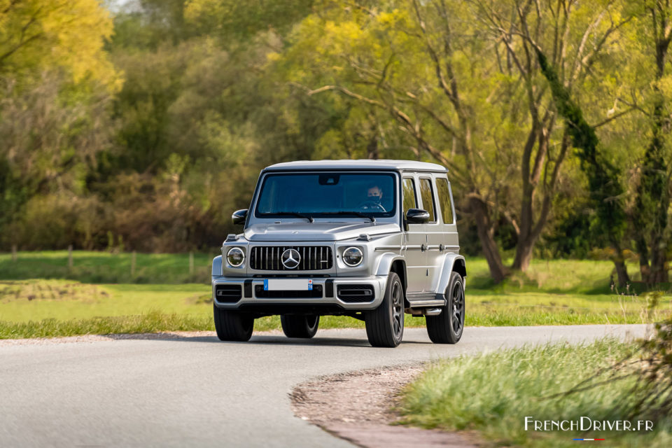 Photo essai dynamique Mercedes Classe G 63 AMG (2021)