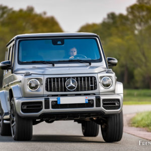 Photo essai dynamique Mercedes Classe G 63 AMG (2021)