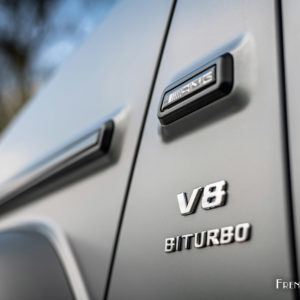 Photo badge V8 bi-turbo Mercedes Classe G 63 AMG (2021)