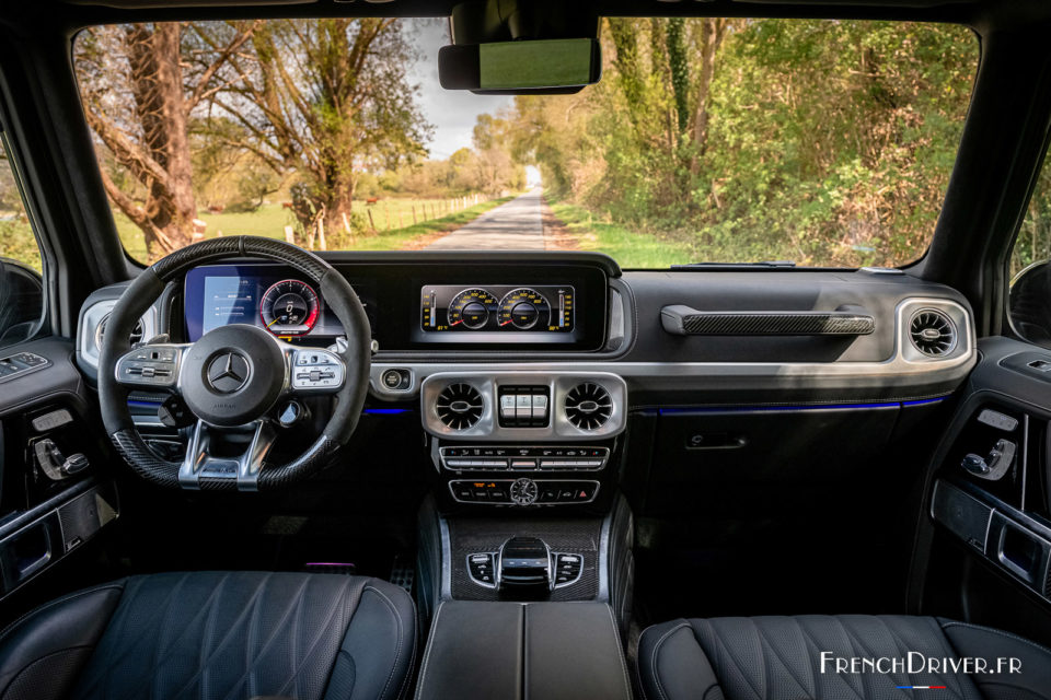 Photo intérieur cuir Mercedes Classe G 63 AMG (2021)