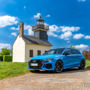 Photo 3/4 avant statique Audi RS 3 Sportback (2022)