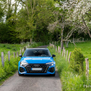 Photo avant route Audi RS 3 Sportback (2022)