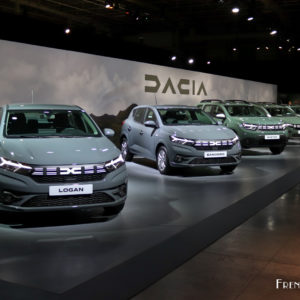 Photo nouvelle gamme Dacia (2022)