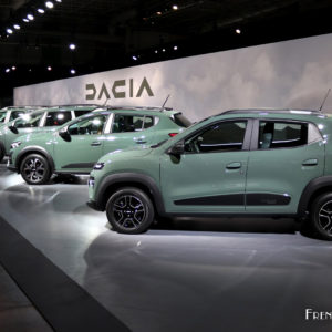 Photo gamme Dacia (2022)