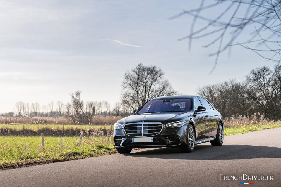 Photo essai route Mercedes Classe S 580e Limousine (2023)