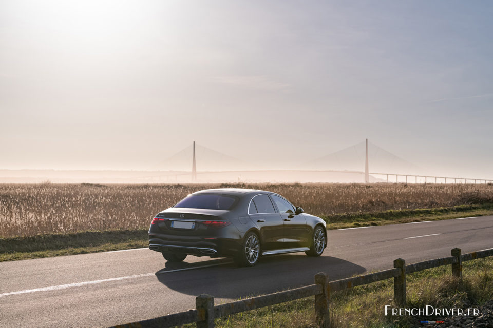 Photo essai route Mercedes Classe S 580e Limousine (2023)