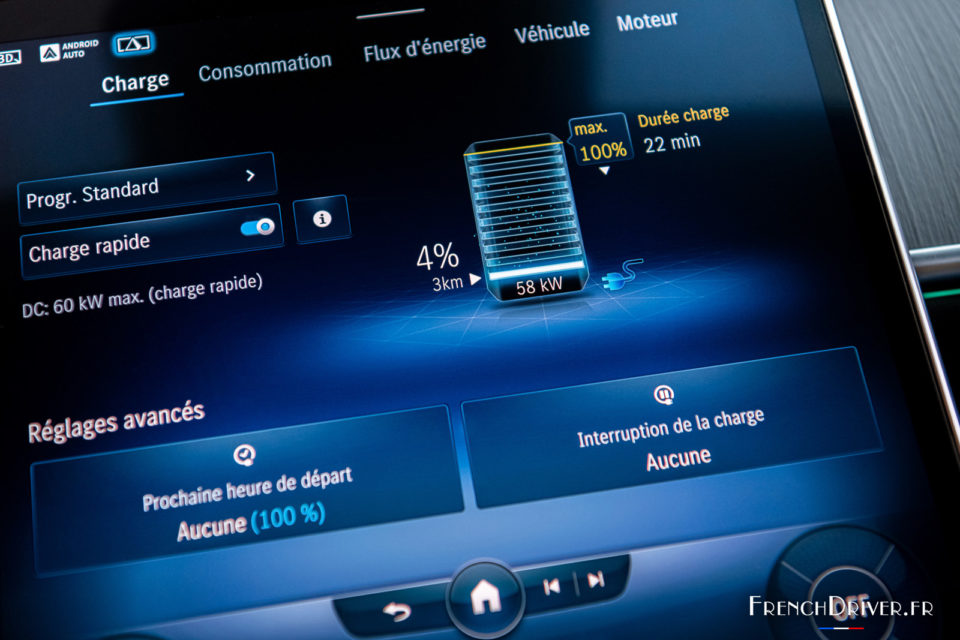 Photo recharge Mercedes Classe S 580e Limousine (2023)