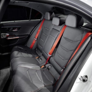 Photo banquette arrière cuir Mercedes-AMG C 43 (2023)