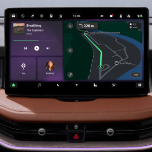 Photo navigation GPS écran tactile Skoda Superb IV (2024)