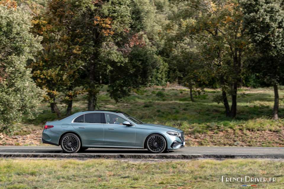 Photo essai route Mercedes Classe E 400 e (2023)