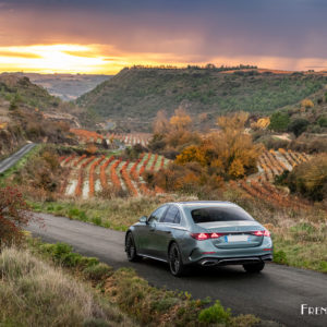 Photo essai dynamique Mercedes Classe E 400 e (2023)