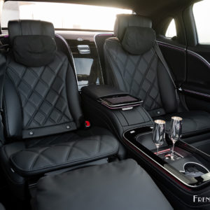 Photo sièges arrière cuir Mercedes Maybach Classe S 680 (2024)