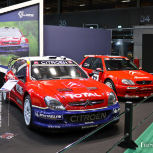 Photo Citroën WRC Loeb – Salon Rétromobile 2024